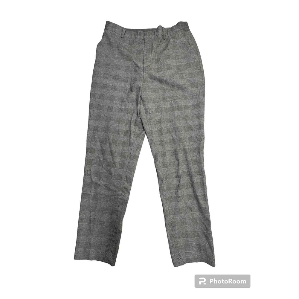 Uniqlo Glen Check gray pockets legging Pant‎ women M / w28-29 New no tags!